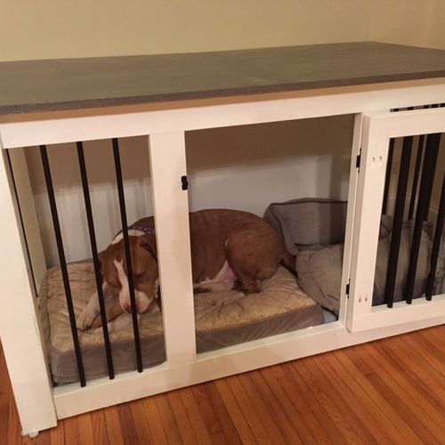Mike built us a custom dog crate and did a fantast