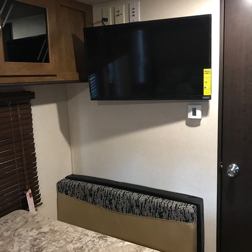 Did an awesome job mounting a tv in my RV.