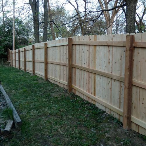 Ty did an excellent job on my fence installation. 