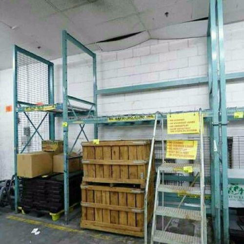 They took down & moved heavy pallet racking..

The
