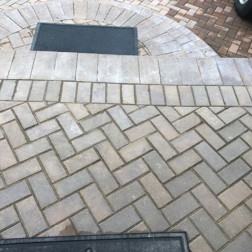 Mike did an excellent job, he removed pavers that 