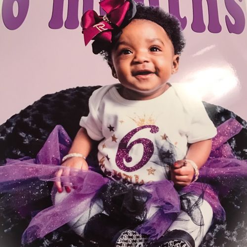 I loved my baby pictures & she was a 6 month old a