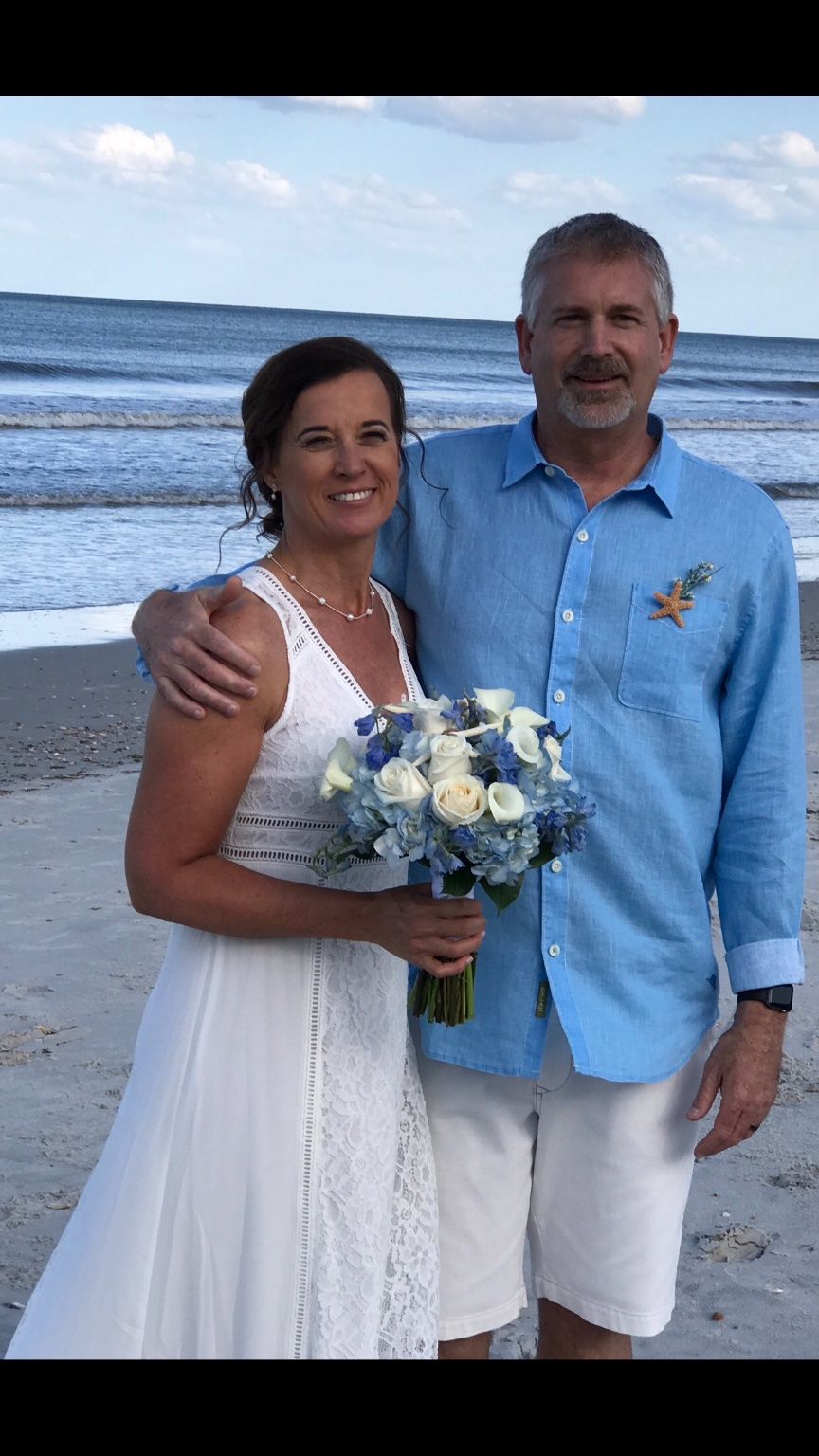 Everything was Perfect for a beach wedding.  Lynse