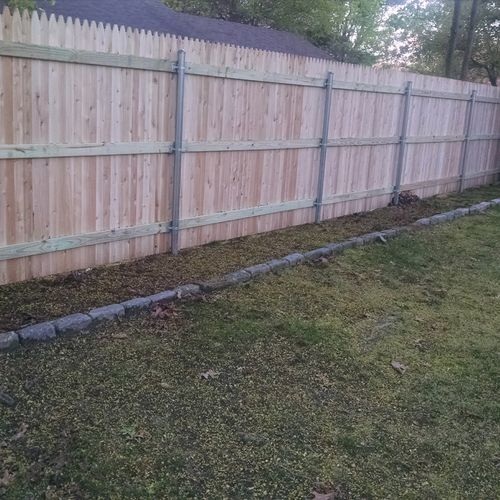 Everything about this replacement fence and dealin
