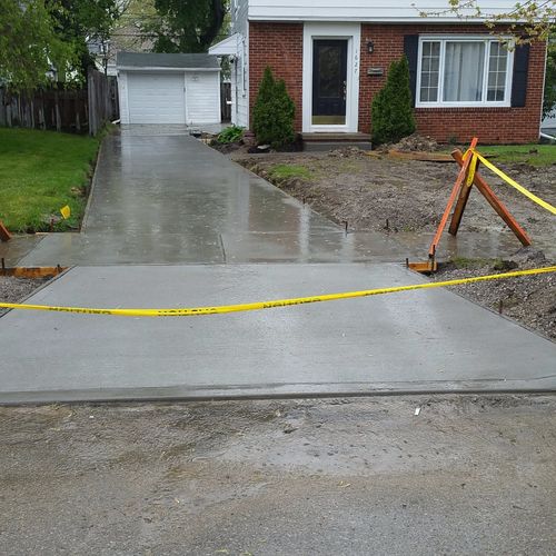 I hired Ryan from Everlasting concrete to replace 
