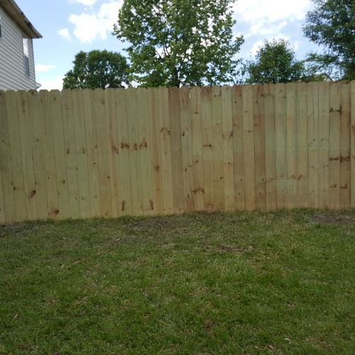 I had 130 feet of fence installed. After seeing ho