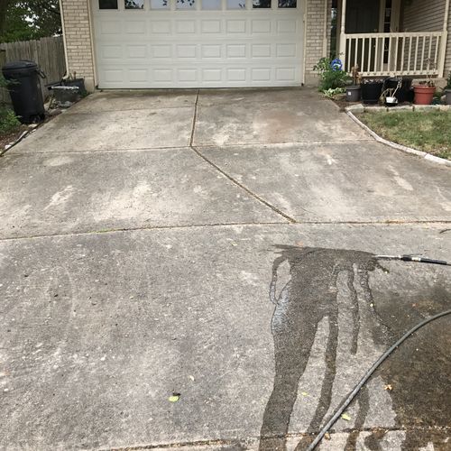 Did a great job on my driveway and they even clean