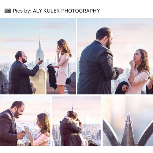 Ponle: I hired Aly to photograph my proposal! He c