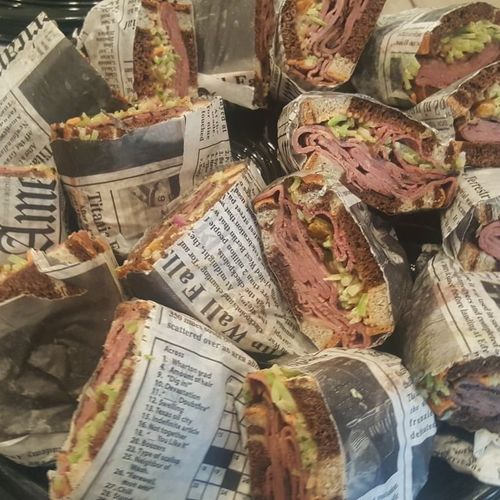 I have used Brooklyn Sandwich Co.  twice to cater 