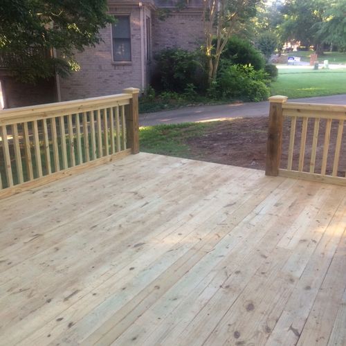 What an awesome job!  Keith completed our deck in 