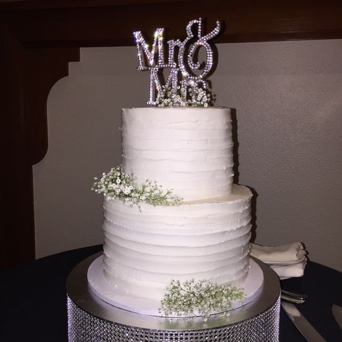 Thank you so much for our beautiful wedding cake i