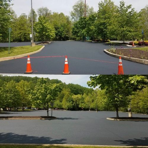 Lone Star Asphalt Paving provided the repairs and 