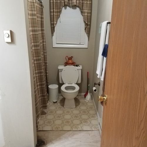 I hired Jeffhomepro to install a walkin shower wit