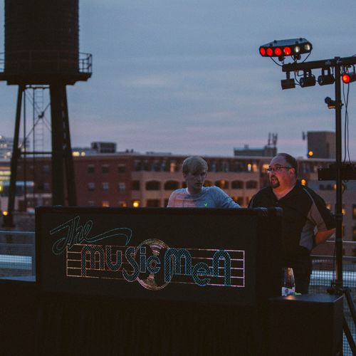 Ryan was an awesome DJ for a rooftop event in Chic