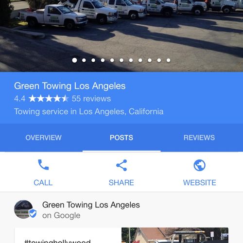 Great 👍🏻 experience, my website green towing on th