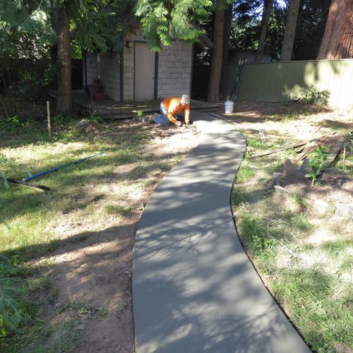 Makaia replaced a patio, made a new walkway, gave 