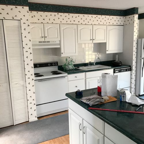 Completed small Kitchen remodel from start to fini