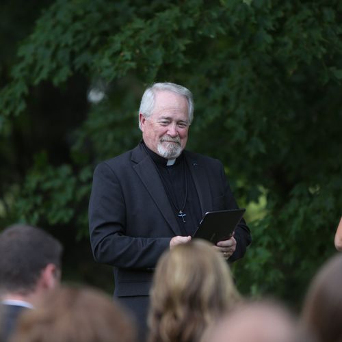 Rev. Richard was our wedding officiant in June 201