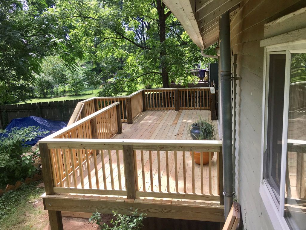 Richard did an excellent job building our deck. He