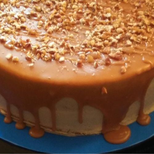 Recently purchase a Caramel Cake for my Birthday t