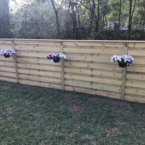 King Fencing transformed my backyard from an empty