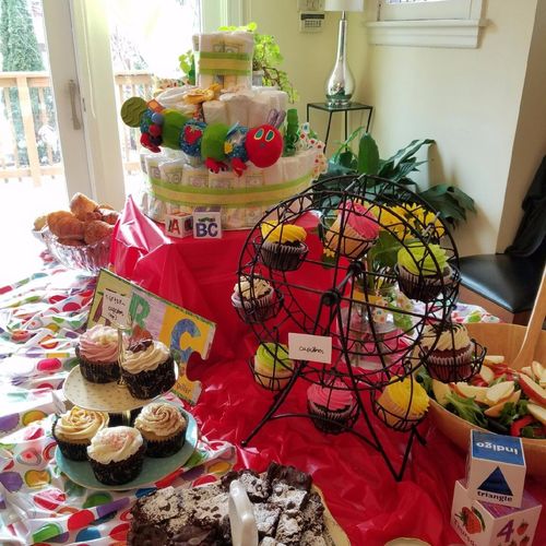 I worked with Escandar Group to plan a baby shower