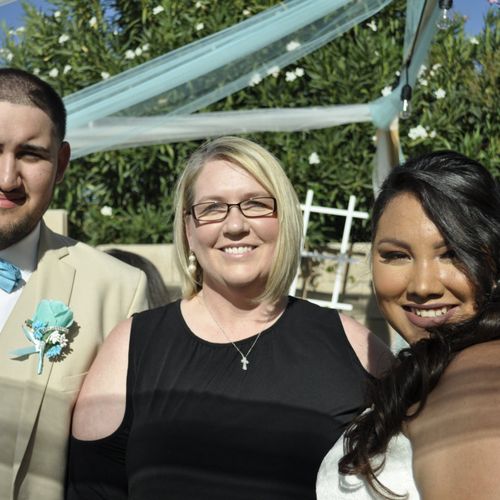 Brandy was our officiant for our wedding ceremony 