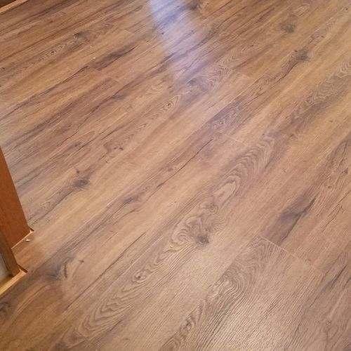 Very professional job,floors look great and kept "