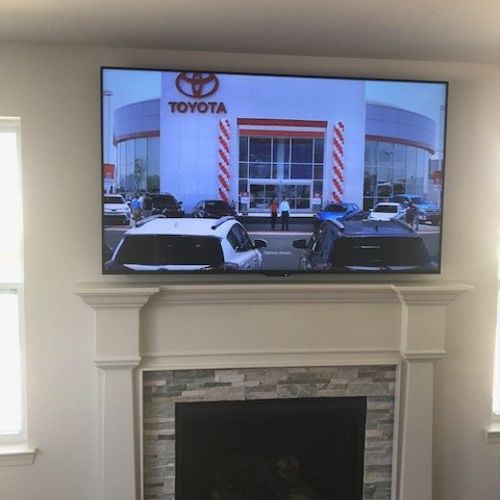 Very professional TV installation service by Tomma