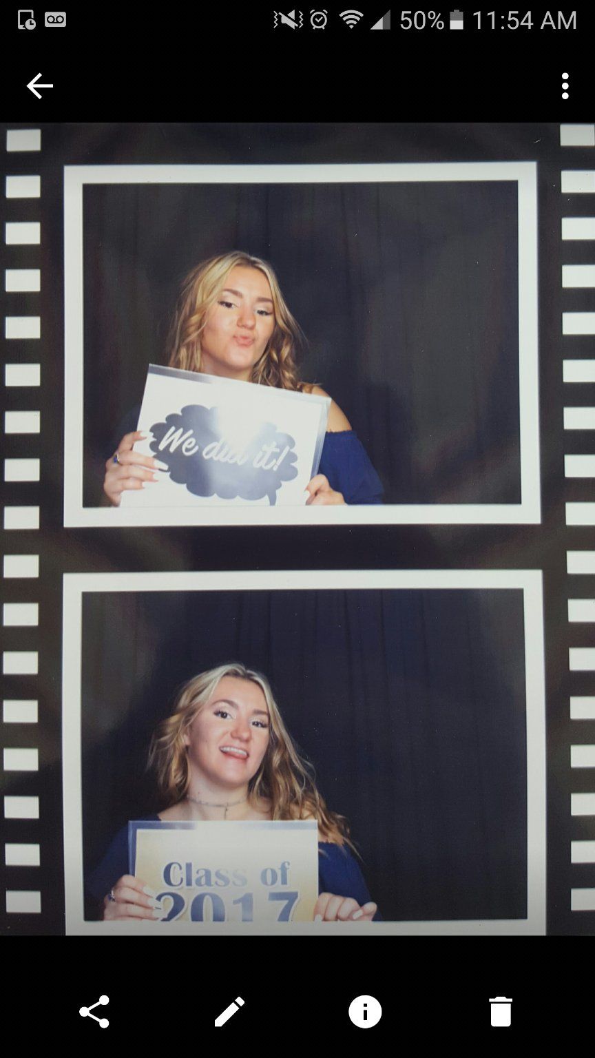 We loved the photo booth!! Dan had so many fun pro