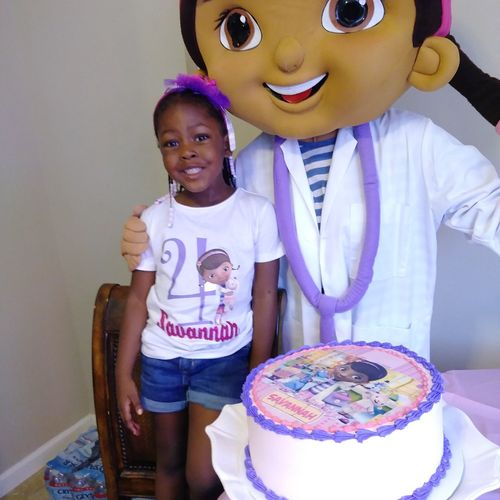 I order the Doc Mcstuffins and she was great my da
