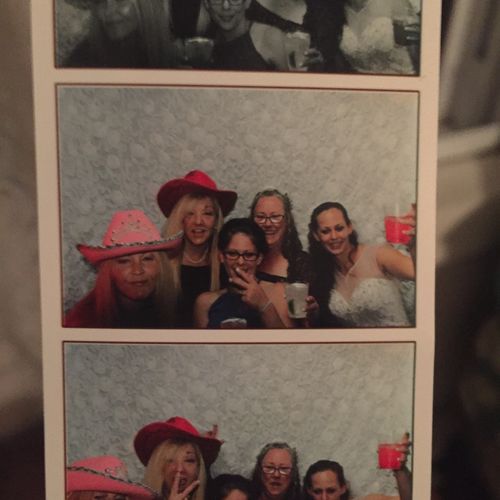 We loved the photo booth so much it made our night