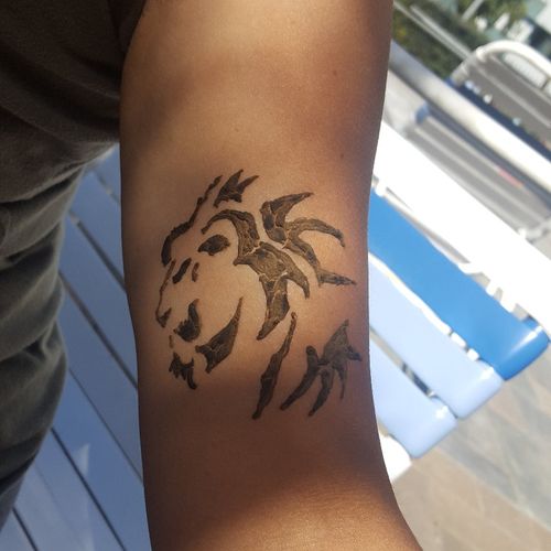 Alpa did both my husband's and my henna tattoos on