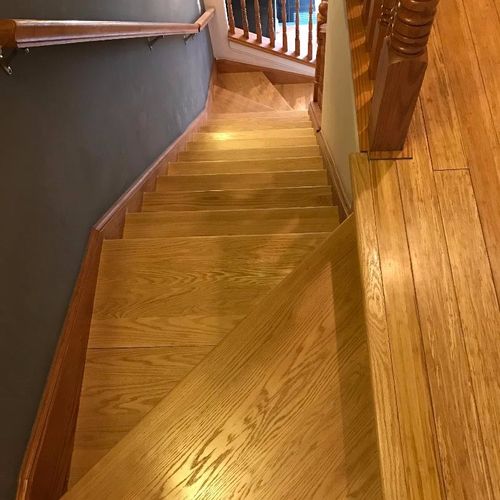 Great work. They matched my stairs with existing b