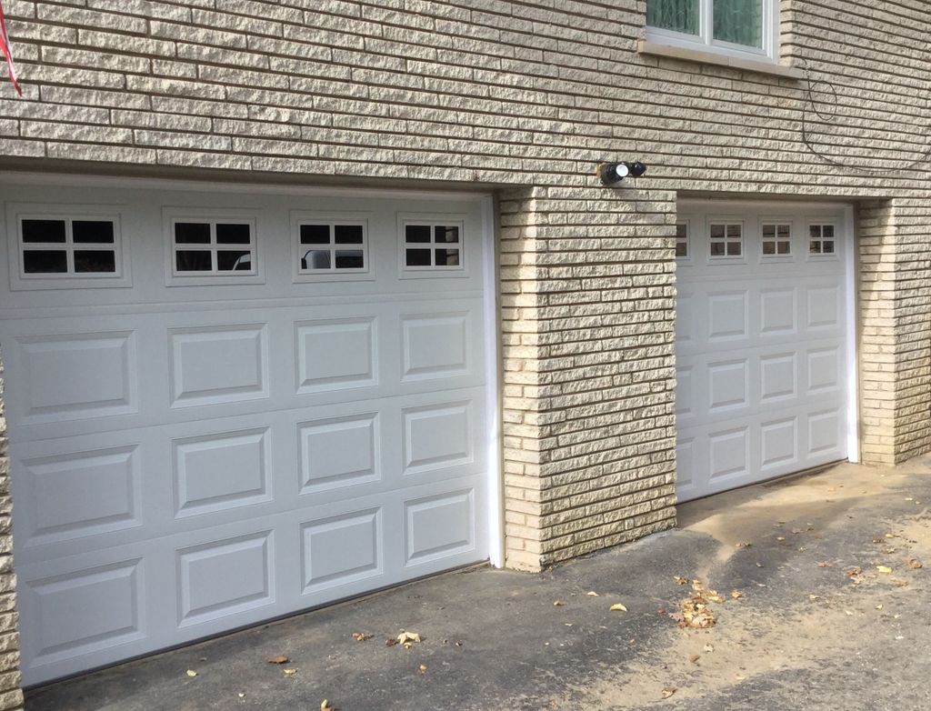 Chris did a great job replacing our garage doors. 