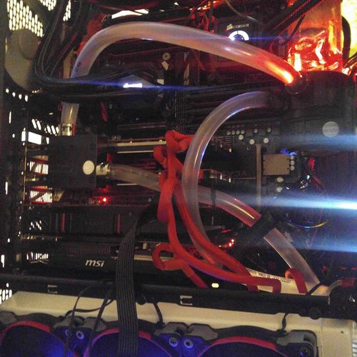 Water-cooling GPU's and CPU's
