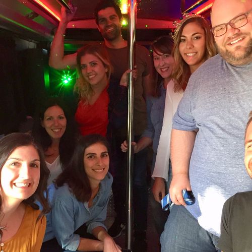 I recently rented a party bus from Simms for a wor