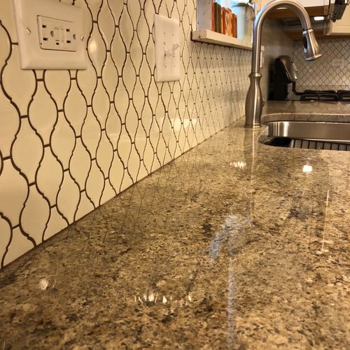 Great job with a more difficult style of tile! It 