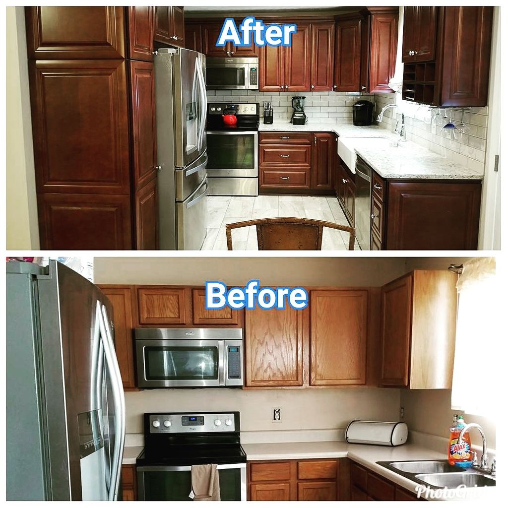 Chris just completed my kitchen remodel last week 