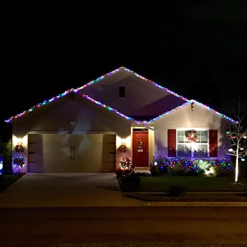 Did a great job with my lights. Was on time and ha