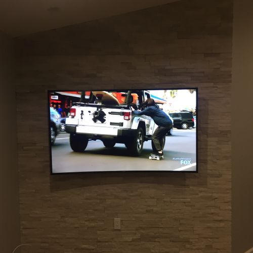 Great job and love the TV mount!