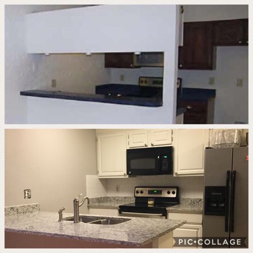 Hired them to install granite countertops and sink