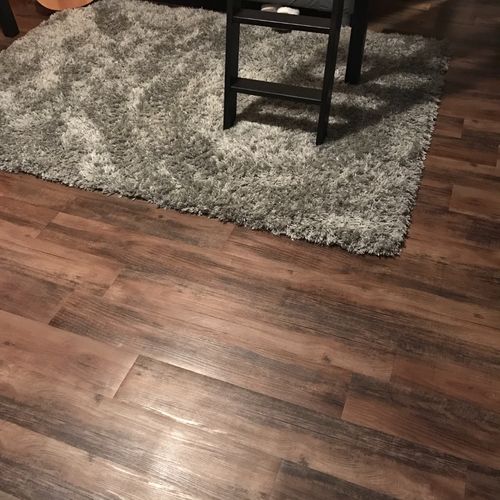 Installed flooring for the remodel of my daughter’