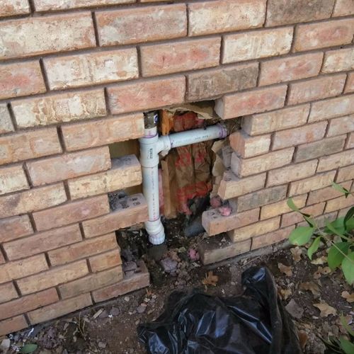 He did an amazing job replacing brick we took out 