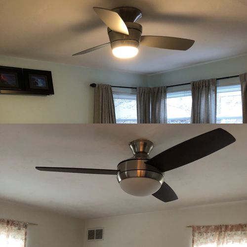 Immediately available and affordable ceiling fan i
