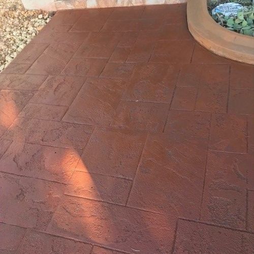 Job: Replace walkway of tiles that had been put on