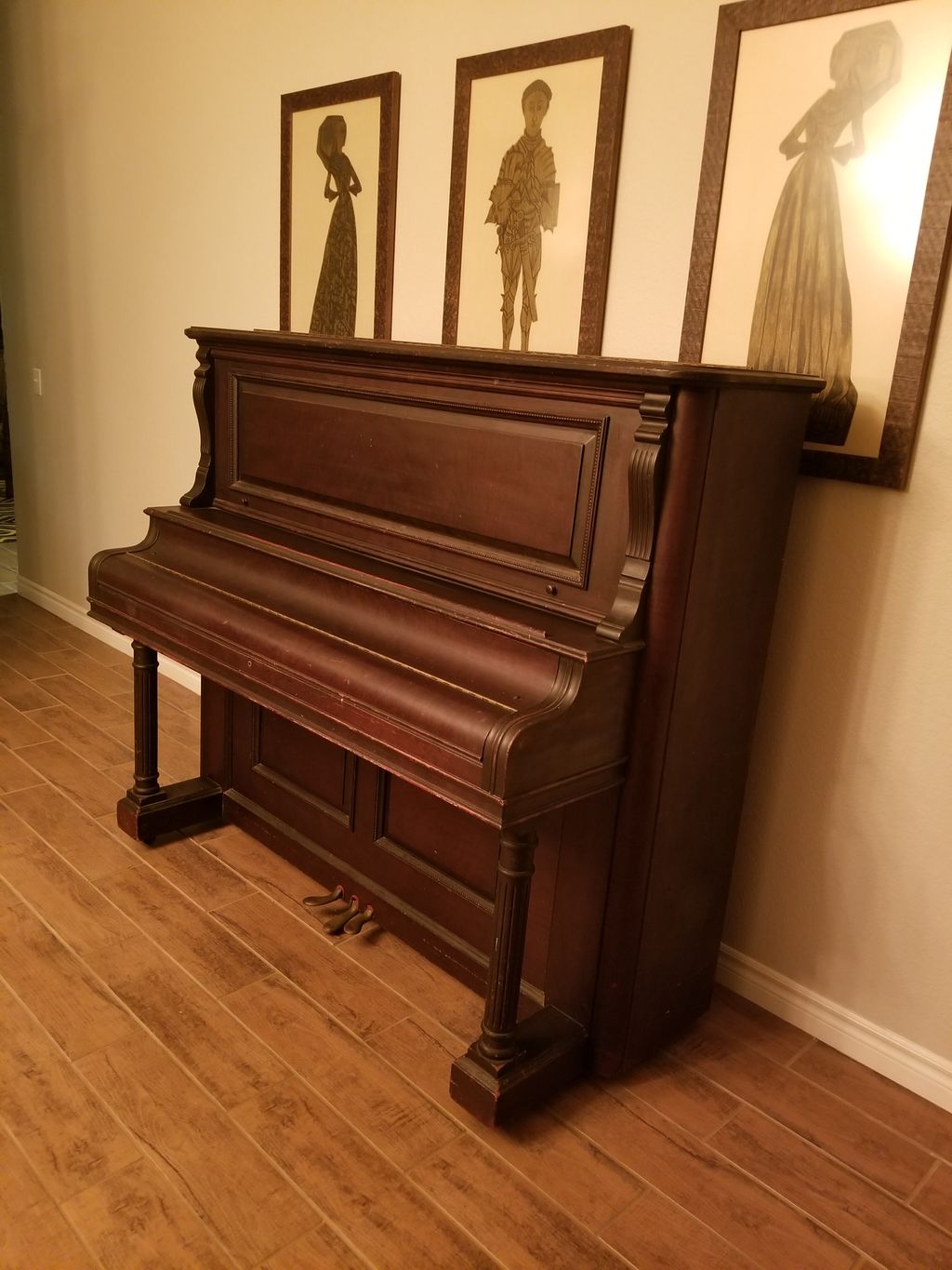 Alex responded and moved our antique piano within 