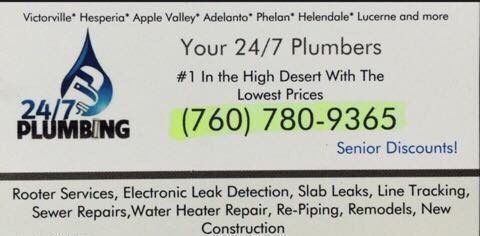24/7 Plumbing has the most affordable prices in co