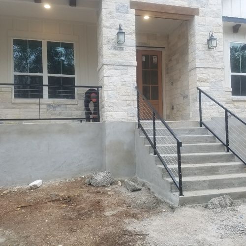 We needed stair railings to be done on a tight tim