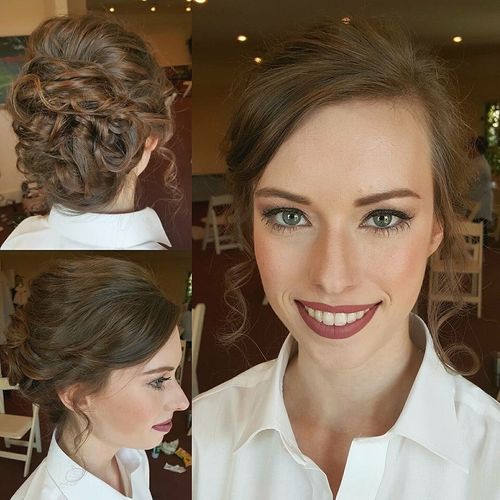 Kendle did my hair and makeup for my wedding and m